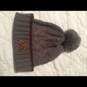 Grey University of Minnesota Beanie